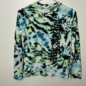 Abercrombie Kids Long Sleeve Tie-Dye T-shirt Size 15-16